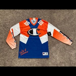 Champion King of the Sweatshirts Vintage Hockey Jersey Men's Size 2XL New Retro